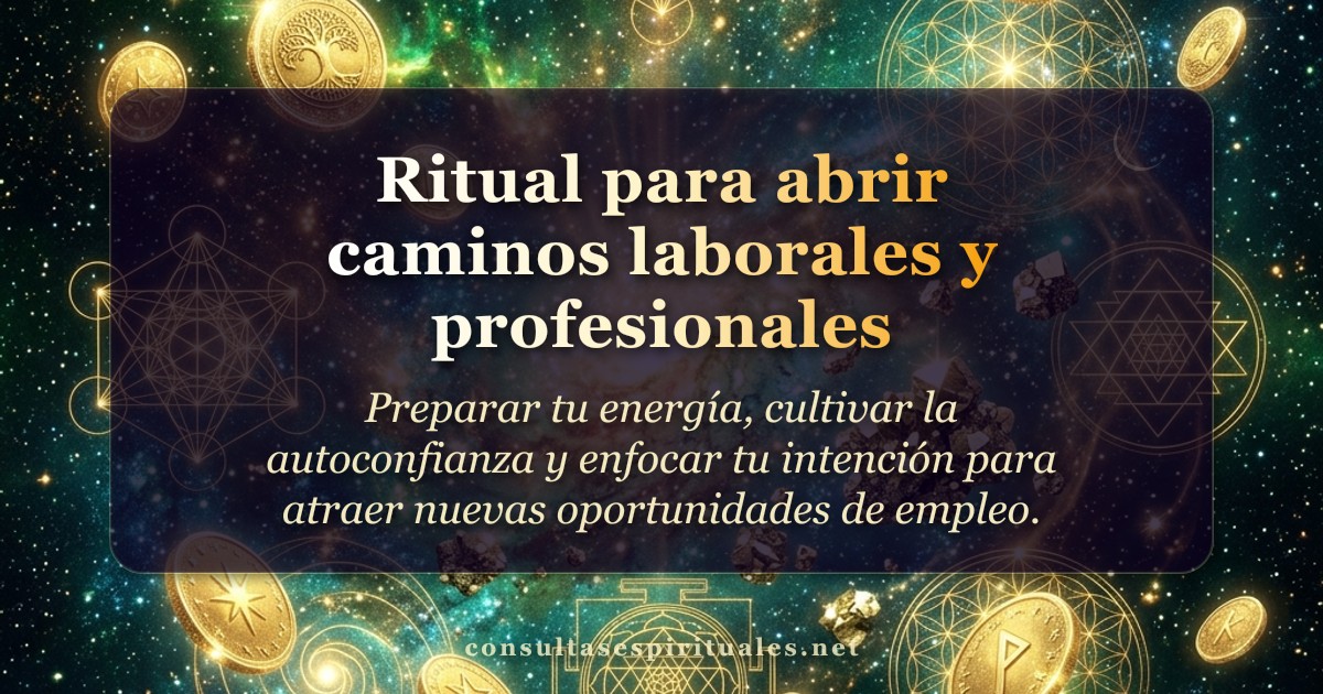 Apertura de caminos para conseguir trabajo rápido