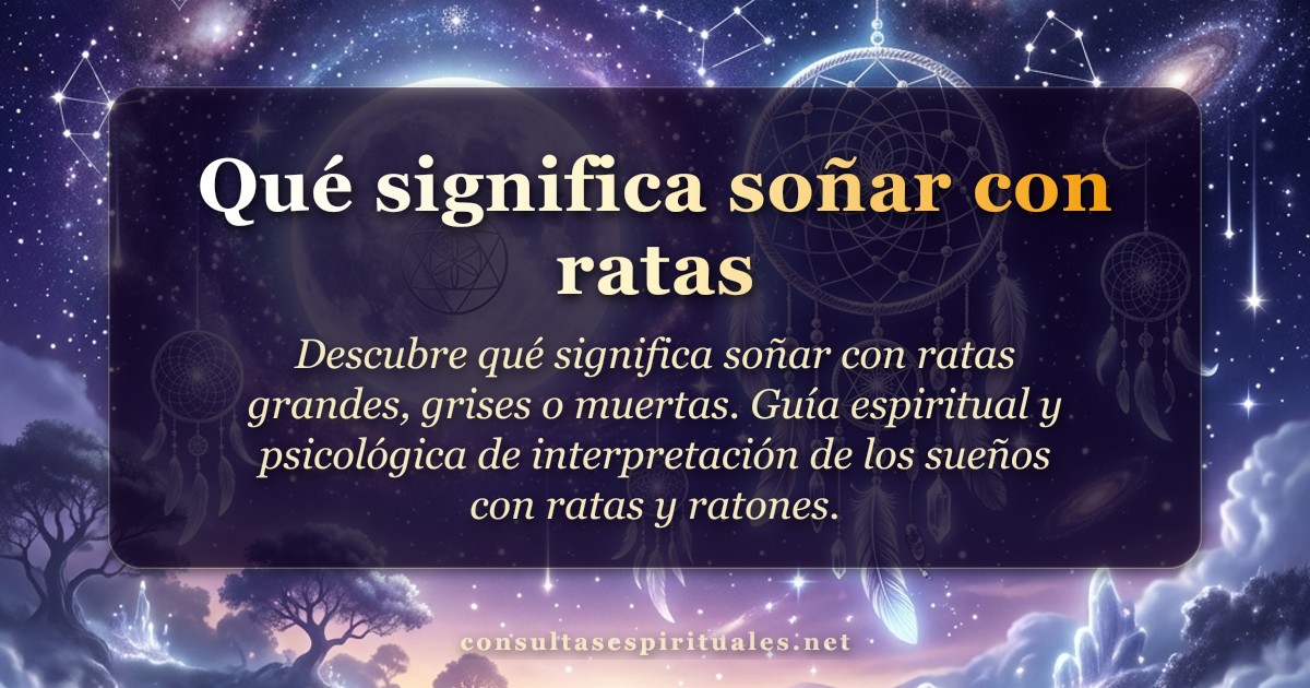 Soñar con ratas en casa y su significado