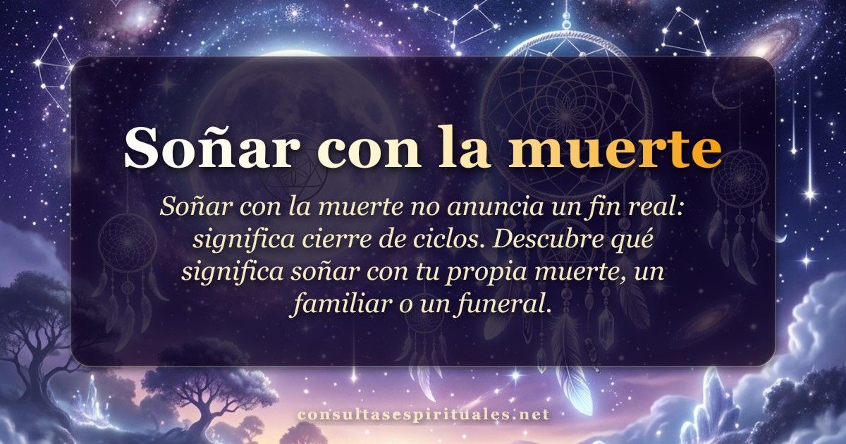 Significado de soñar con la muerte